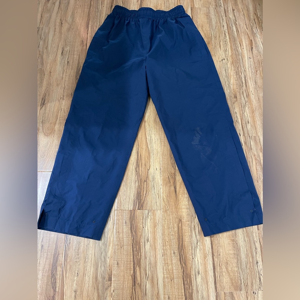 ZR GORE-TEX Blue High Performance Rain & Golf Pants Outerwear Sz Small Packable